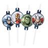 Imagen de Pajitas Vengadores Marvel papel (4uds)