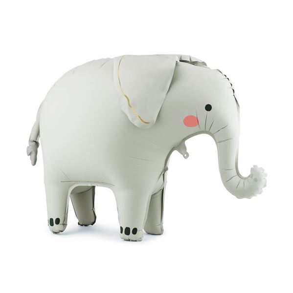 Imagen de Globo de Foil Elefante Gigante con Aire (91cm x 61cm)