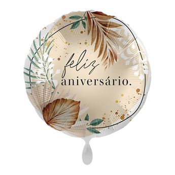 Imagen de Globo Foil Feliz Aniversário (Portugues) 45cm