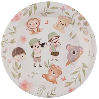 Picture of Platos Safari Infantil cartón 22cm (10 uds.)