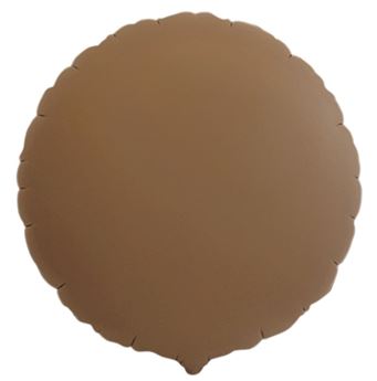 Imagen de Globo Círculo Chocolate Mate (45cm)