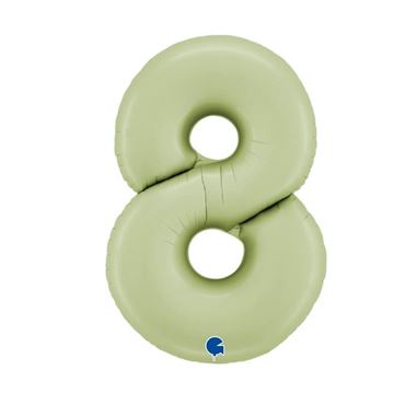 Imagens por categoria GLOBOS NÚMEROS OLIVA SATÍN