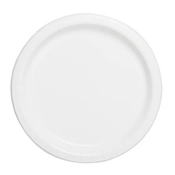 Picture of Platos Blancos cartón Unique 18cm (8uds)