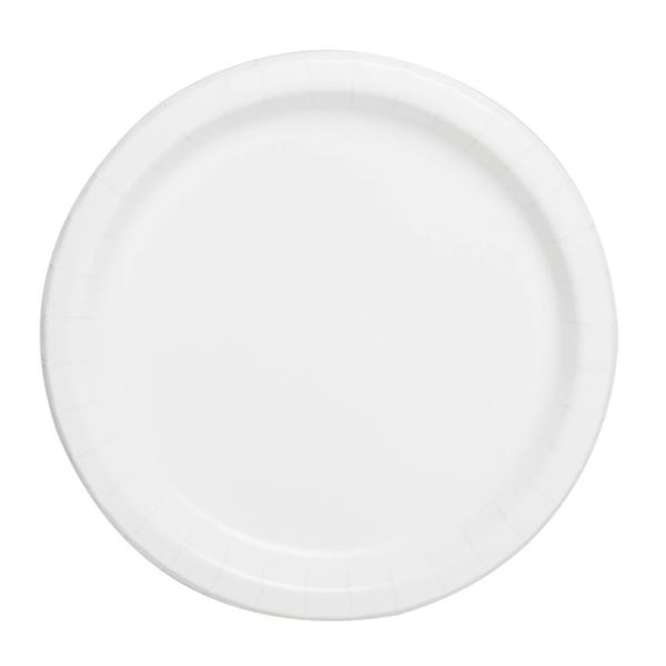 Picture of Platos Blancos cartón Unique 18cm (8uds)