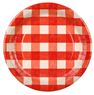 Imagens de Platos Cuadros Rojos de Cartón 27cm (6uds)