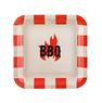 Imagen de Platos Barbacoa BBQ Picnic Cartón 26cm (6uds)