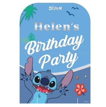 Picture of Cartel Stitch Personalizable con Figuras (42cm x 30cm)