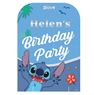 Imagen de Cartel Stitch Personalizable con Figuras (42cm x 30cm)