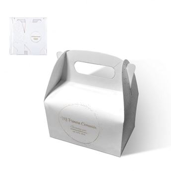 Imagen de Caja Mi Primera Comunión Blanca Aro Dorado cartón (2 unidades)