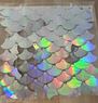 Imagen de Panel de Lentejuelas Escama Sirena Iridiscente 30x30cm (12 Uds)