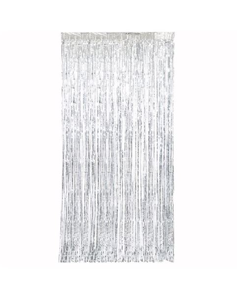 Imagen de Cortina Flecos Plata Fondo (2m x 1m)