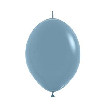 Imagen de Globos Azul Pastel Dusk 15cm Cadena Sempertex LOL6-140 (50)
