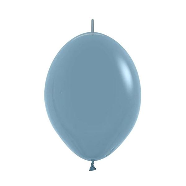 Imagen de Globos Azul Pastel Dusk 15cm Cadena Sempertex LOL6-140 (50)