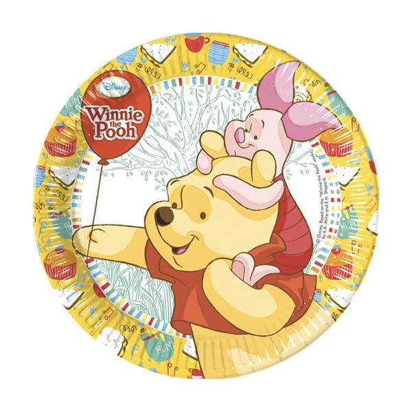 Imagen de Platos Winnie the Pooh 20cm (8 unidades)