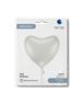 Imagen de Globo Corazón Jumbo Blanco 75cm x 70cm (1 unidad)
