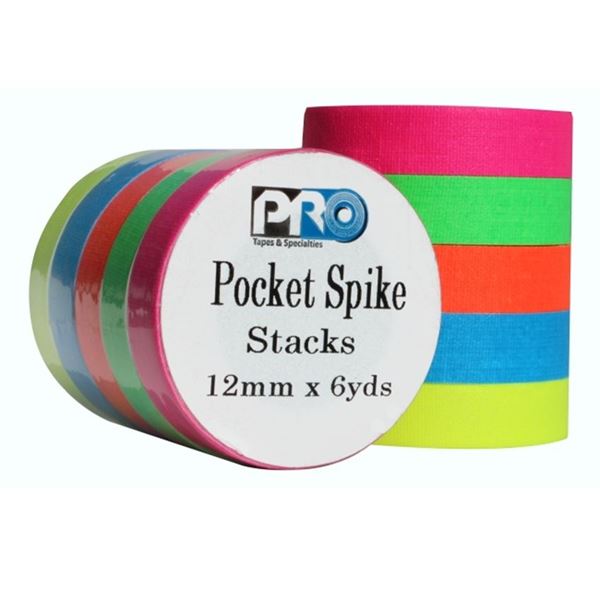 Imagens de Cinta Tela Neón Pro Pocket Spike (5 rollos)