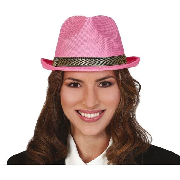 Imagen de Sombrero Gangster Rosa Eventos
