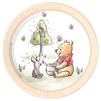 Imagen de Platos Winnie The Pooh cartón 23cm (8uds)