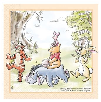 Imagen de Servilletas Winnie The Pooh papel 33cm (20uds)