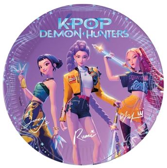 Imagens de Platos Guerreras K-Pop Demon Hunters 23cm (8 unidades)