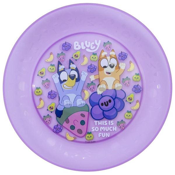 Imagens de Platos Bluey & Bingo Cumpleaños Reutilizables (4uds)
