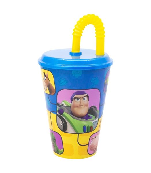 Picture of Vaso Toy Story 5 Con Pajita Plástico 430ml Reutilizable