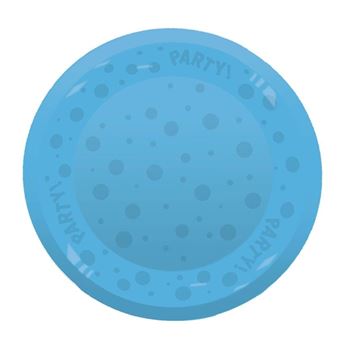 Picture of Plato Azul plástico Reutilizable (21cm) 
