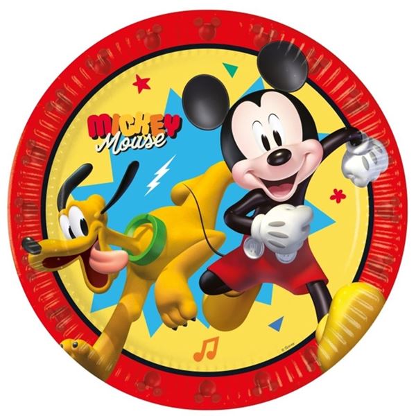 Imagens de Platos Mickey Mouse y amigos cartón 23cm (8uds)