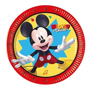 Imagens de Platos Mickey Mouse y amigos cartón 20cm (8uds)