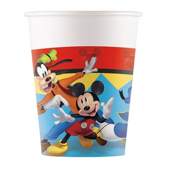 Imagens de Vasos Mickey Mouse y amigos cartón 200ml (8uds)