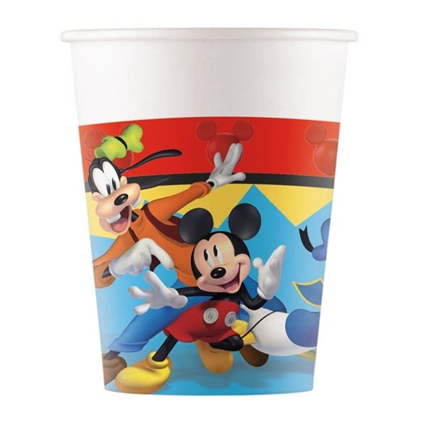 Imagens de Vasos Mickey Mouse y amigos cartón 200ml (8uds)