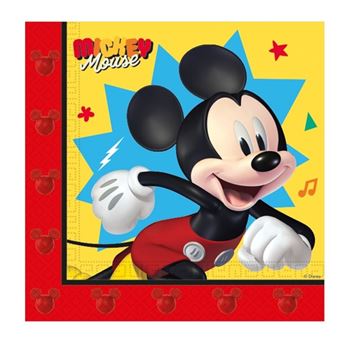 Imagens de Servilletas Mickey Mouse y amigos papel 33cm (20uds)