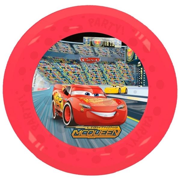 Picture of Plato Cars Party Plástico Duro Reutilizable 21cm (1ud)