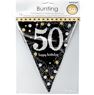 Imagen de Banderín 50 Años Elegante (4m)