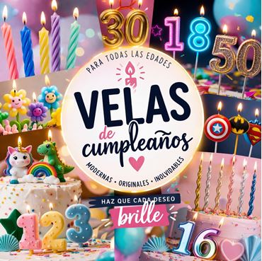 Picture for category VELAS DE CUMPLEAÑOS